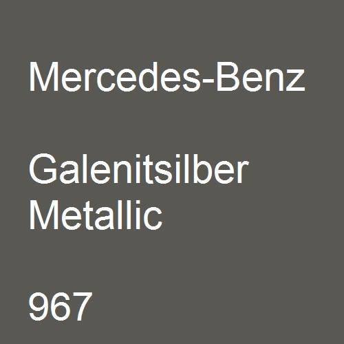 Mercedes-Benz, Galenitsilber Metallic, 967.